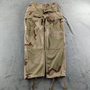 Vintage US Military Desert Camo Combat Trousers Mens Small Regular Ripstop 2002
